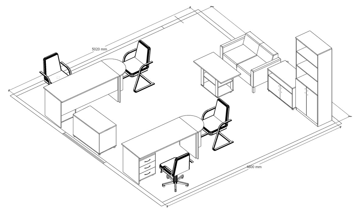 Мебель для офиса Референт - вид 10